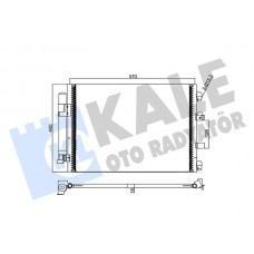 358250 KALE OTO RADYATÖR Конденсатор кондиціонера