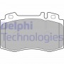 LP1688 DELPHI Комплект гальмівних колодок дисковий гальм