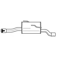 46629 SIGAM Глушник вихлопних газів кінцевий
