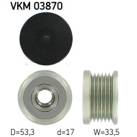 VKM 03870 SKF Механізм вільного ходу генератора
