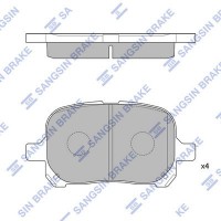 SP1226 Hi-Q Комплект гальмівних колодок дисковий гальм