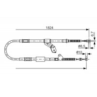 1 987 482 159 BOSCH Тросик, cтояночный тормоз