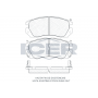 180999 ICER КомплеК т гальмівних колодок, дискове гальмо