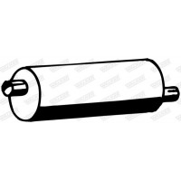 Середній глушник вихлопних газів WALKER 17105