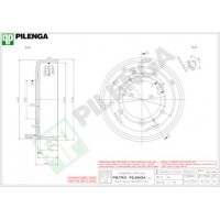 6030 PILENGA Гальмівний барабан
