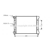 VNA2039 AVA QUALITY COOLING Радіатор охолодження двигуна