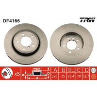 DF4166 TRW Гальмівний диск
