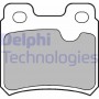 LP586 DELPHI Комплект гальмівних колодок дисковий гальм