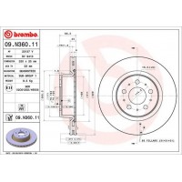 09.N360.11 BREMBO Гальмівний диск
