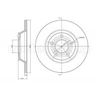800-392C CIFAM Гальмівний диск
