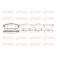 1160.00 REMSA Комплект гальмівних колодок дисковий гальм