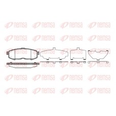 1160.00 REMSA Комплект гальмівних колодок дисковий гальм