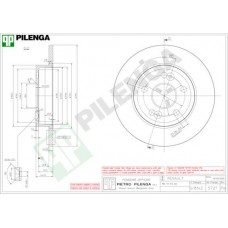 5727 PILENGA Гальмівний диск