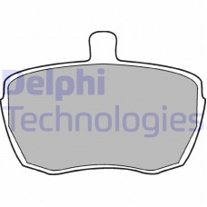 LP41 DELPHI Комплект гальмівних колодок дисковий гальм