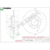 5970 PILENGA Гальмівний диск