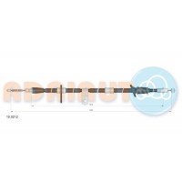 10.0212 ADRIAUTO Тросик, cтояночный тормоз