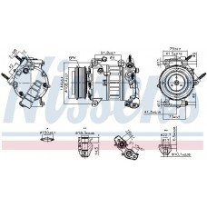 890589 NISSENS Компресор кондиціонера