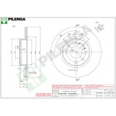5168 PILENGA Гальмівний диск
