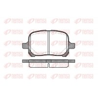 0621.00 REMSA Комплект гальмівних колодок дисковий гальм