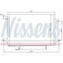 940054 NISSENS Конденсатор кондиціонера