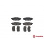 P 78 020 BREMBO Комплект гальмівних колодок дисковий гальм