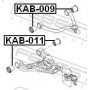 KAB-011 FEBEST Підвіска важіль незалежної підвіски колеса