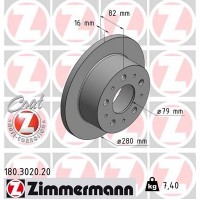 180.3020.20 ZIMMERMANN Гальмівний диск