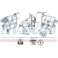 996207 NISSENS Компенсаційний бак охолоджувальна рідина