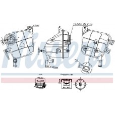 996207 NISSENS Компенсаційний бак охолоджувальна рідина
