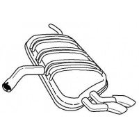 22666 SIGAM Глушник вихлопних газів кінцевий