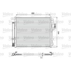 814404 VALEO Конденсатор кондиціонера