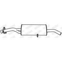 19337 WALKER Глушник вихлопних газів кінцевий