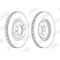 562991JC-1 JURID Гальмівний диск