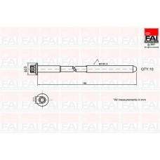 Комплект болтів головки циліндра FAI-AutoParts B1139