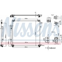 941295 NISSENS Конденсатор кондиціонера