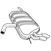 10628 SIGAM Глушник вихлопних газів кінцевий