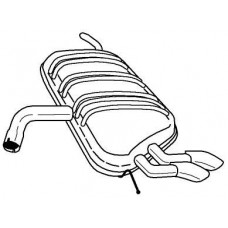 10621 SIGAM Глушник вихлопних газів кінцевий