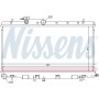 67709 NISSENS Радіатор охолодження двигуна