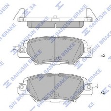 SP1860 Hi-Q Комплект гальмівних колодок дисковий гальм