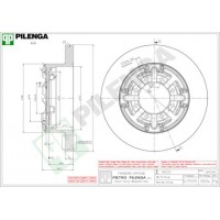 5834 PILENGA Гальмівний диск