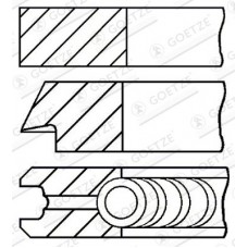 08-439300-00 GOETZE ENGINE Комплект поршневих кілець