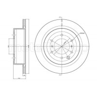 800-1663C CIFAM Гальмівний диск