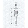 062900016304 MAGNETI MARELLI Свічка розжарювання