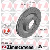 590.2827.52 ZIMMERMANN Гальмівний диск
