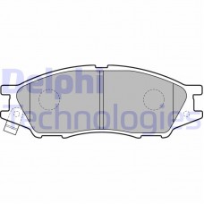 LP2184 DELPHI КомплеК т гальмівних колодок, дискове гальмо