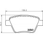 8DB 355 014-021 HELLA PAGID Комплект гальмівних колодок дисковий гальм