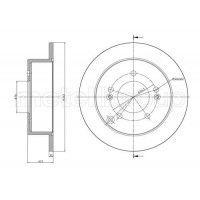 800-869C CIFAM Гальмівний диск