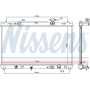 646351 NISSENS Радіатор охолодження двигуна