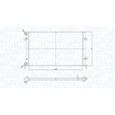 350213853000 MAGNETI MARELLI Радіатор охолодження двигуна