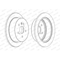 DDF1545C FERODO Гальмівний диск
